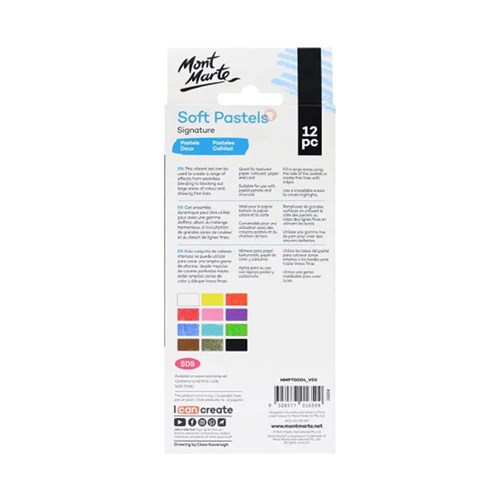 MONT MARTE SOFT PASTELS 12 Piece 1